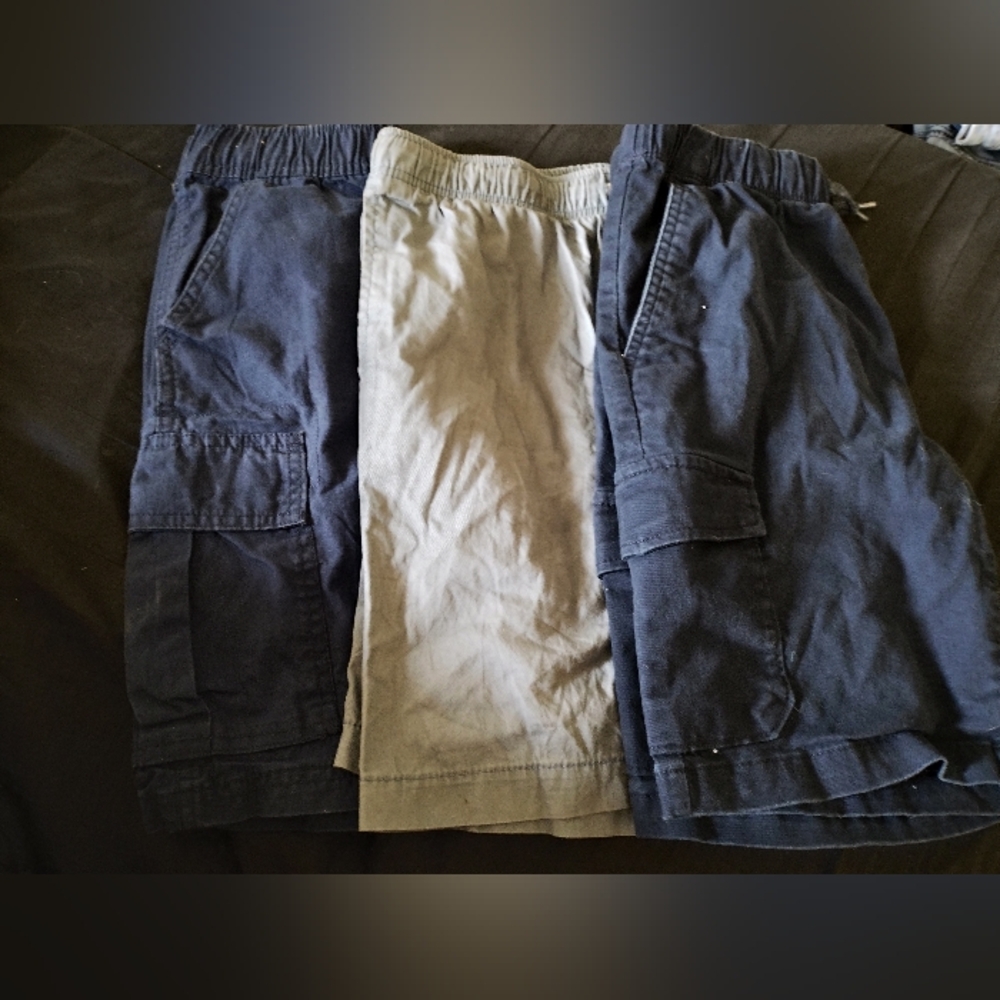 Boys Shorts Bundle Size 10-12 Old Navy Childrens Place Two Drawstring One Adjust